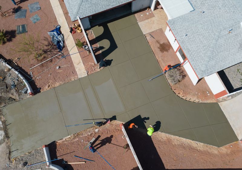 Driveway Installation in Progress