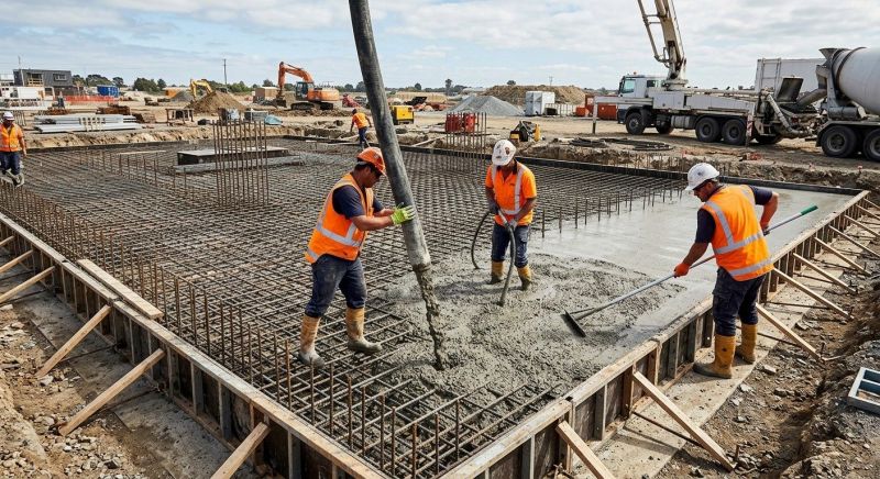 Concrete Foundation Pouring in Fredericksburg, VA