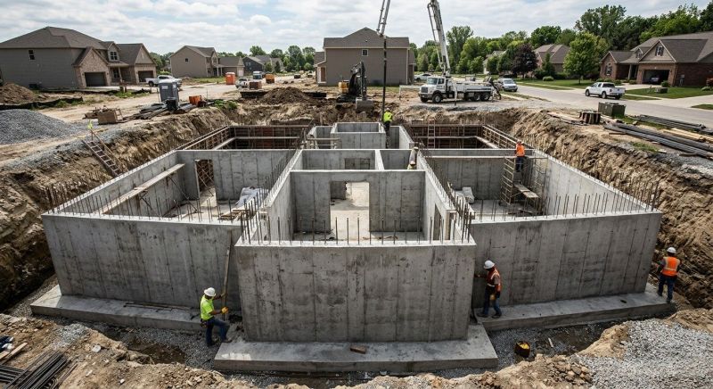 Foundation Wall Installation in Columbus, OH
